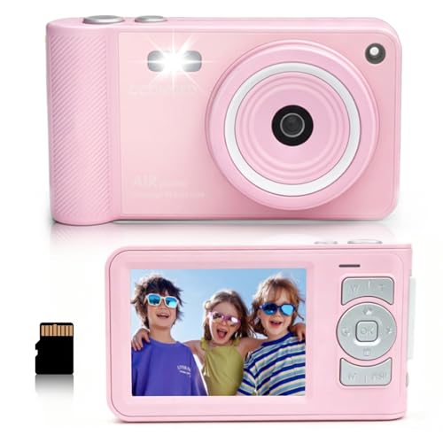 Image of New Digital Camera 50MP FHD 1080P Point and Shoot Camera with 16X Zoom Anti Shake Compact Camera for Kids (Purple)
