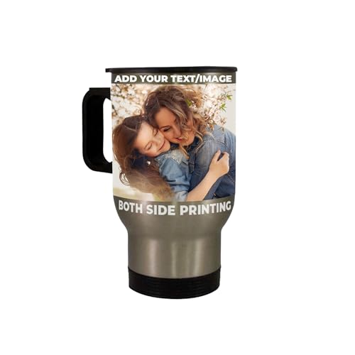 14oz Silver Stainless Mug