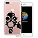 Produktbild dessana Totenkopf Muster transparente Silikon TPU Schutzhülle 0,7mm dünne Handy Tasche Soft Case für Apple iPhone 8 Plus Totenkopf Gasmaske