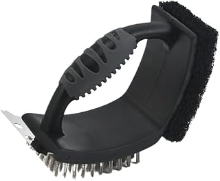 Right Angle Steel Wire Brush Outdoor Barbecue Cleaning Grill Net Baking Tool