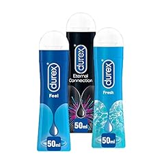 Durex kit Gel misti 50ml Gel Eternal connection, Gel Fresh, e Gel Feel, x3 lubrificanti da 50ml