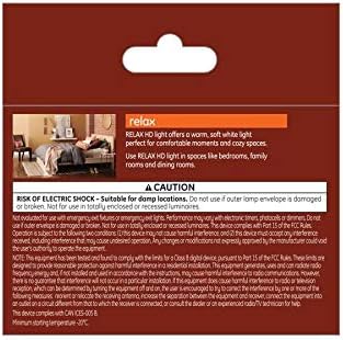 GE Relax 60-Watt EQ Soft White Dimmable Globe Light Bulb (2-Pack)