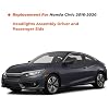 labwork Headlights Replacement for Honda Civic 2016 2017 2018 (Factory Halogen) Front Head Lamps Headlights Pair Left+Right Side (Passenger Driver Side)