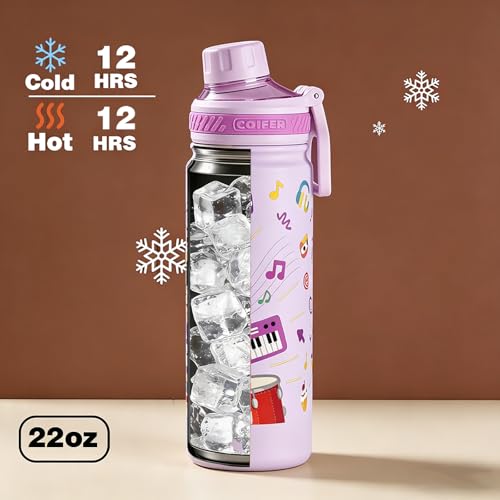 Coifer 22 oz Insulated Water Bottle with Handle - image 4