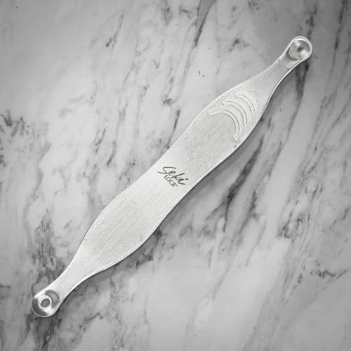 Seki Edge Blackhead Remover (SS-801) - Comedone Extractor for Blackheads - Professional Pimple Popper Tool with 2 Hole Sizes - Preventive Acne Tool & Pore Extractor
