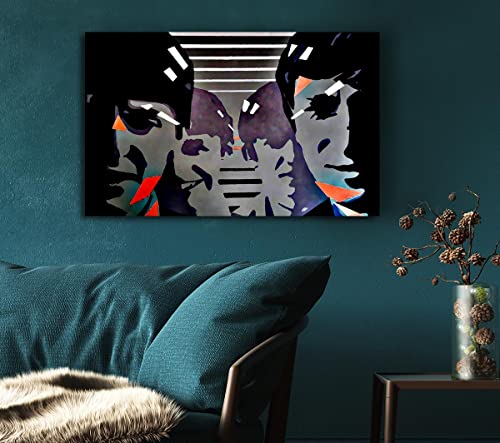Impression sur toile Beatles – Double XL 101,6 x 142,7 cm - Les Beatles, Paul McCartney, John Lennon, RIngo Starr, George Harrison Impression sur toile Beatles - Double XL 101,6 x 142,7 cm – Image 6
