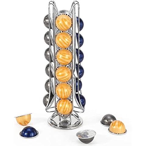 Vinsani 24 Coffee Pod Holder with Revolving Stand Cover