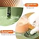 ALLSOPETS Futterspender Katze 2 in 1 Automatischer Futterspender Wassertränker im Set für Kleine und Mittelgroße Hunde und Katzen Weiß
