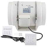 extractor de olores cocina industrial Es fácil de instalar y usar. Simplemente monte este ventilador en el conducto de aire e inserte el enchufe para comenzar a operar.