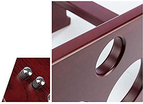 Soporte para botellas de vino madera sólido moderno miniatura 4