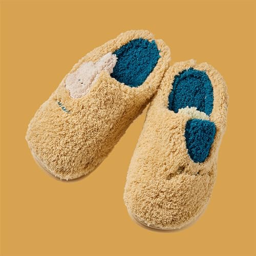 Cotton Bedroom Slippers for Kids Girls Boys Memory Foam Comfy House Slippers Big Kids Cozy Indoor Home Shoes2