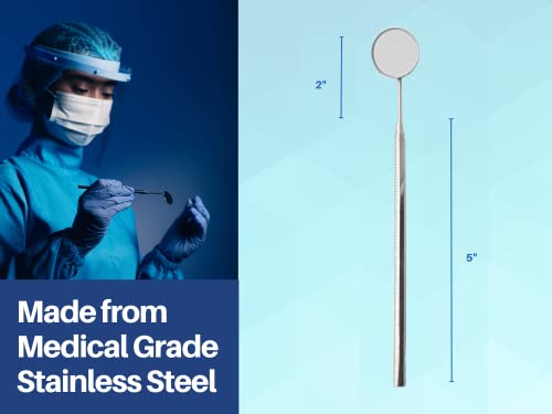 Dental Mouth Mirror Pack Of 10 With Stainless Steel Handle By Artman Instruments #TOP4