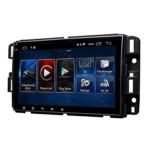 2021 Newest Android 10 Double Din Car Stereo, Eonon 8 Inch Car Radio Compatible with Chevrolet GMC Buick, GPS Navigation Radio Support Split Screen Built-in Apple Carplay DSP -GA9480BX