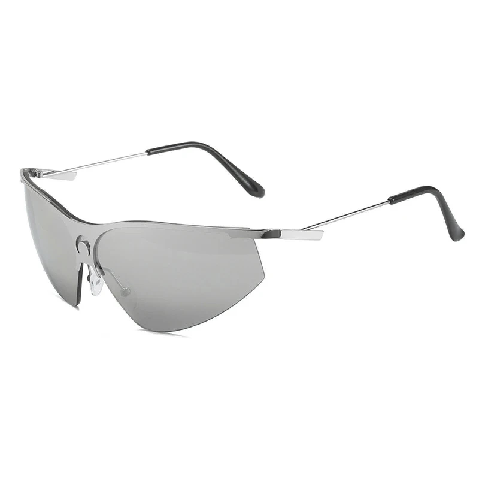 Fashion Punk Sports Sunglasses Men Women Luxury Half Frame Cat Eye Sun Glasses Uv400
