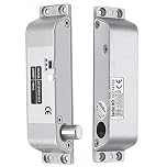 jasugKEY DC12V Electric Mortise Lock, Fail Safe Mode with Adjustment Time Delay, Electric Drop Bolt Lock for Door Access Control