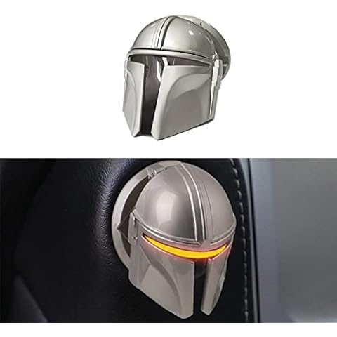 Engine Start-Stop Button Cover Alloy 3D Open Anti-Scratch One-Button Start Button Cover Car Ignition Button Protective Cover Decorative Sticker to Prevent Accidental Touch Car Easy Installation Cover