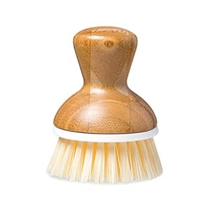 Full Circle, White Bubble Up Bamboo Dish Brush, White, 1 Count (Pack of 1)
