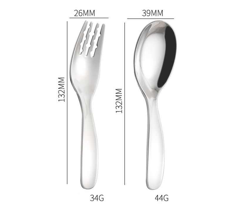 ONUIFIKE Silverware Set, 1/4/6/8pcs 316 stainless steel forks cute household small forks, Home Cutlery Flatware Set(4 Pieces)