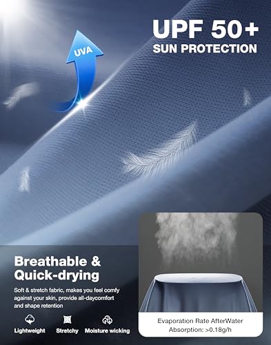 Image of Men's Sun Protection Long Sleeve Shirts UPF 50+