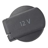 HavenDomicile Cache de prise de courant 12 V pour console centrale 1K0919341F compatible avec Passat B7 B8 pour Tiguan pour Touran Garniture intérieure Noir