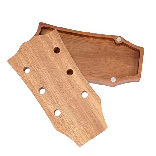 Toddmomy Box Wooden Guitar Pick Storage Box Portable Plectrum Holder with Craftsmanship for Travel Use Natural Material Durable and Protective Case for Guitarists