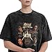 Youth & Adult T-Shirt Crewneck Short-Sleeve Bone Thugs Rock-N-Musi Harmony Band T Shirt, Oversized Breathable Cotton Tees Top Shirt for Men, Novelty Streetwear Custom Tees Tops Large