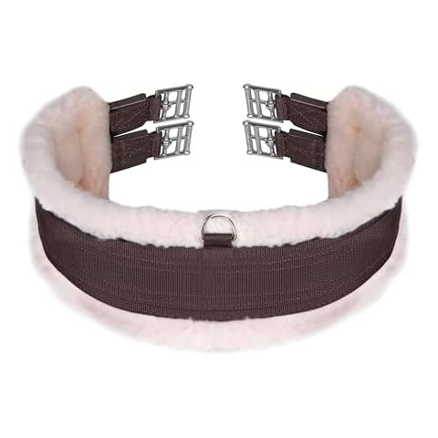 Shires Fleece Lined Horse Girth - Brown Cover