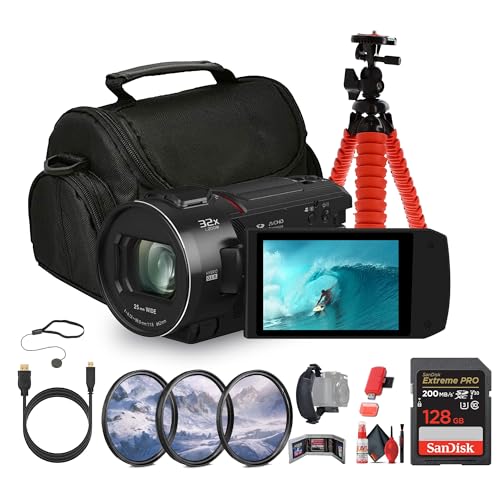 Panasonic HC-VX3 UHD 4K Camcorder Bundle
