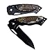 Engraved Folding Knife with Camo Handle, Personalized Custom Pocket Groomsmen Gift Knife