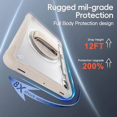 Funda para Samsung Galaxy Tab S11 con protector de pantalla y correa ajustable 4