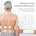 AUVON 4 Outputs TENS Unit Muscle Stimulator with 24 Modes & Intuitive Operation Design, FSA & HSA Eligible, TENS Machine with 10 TENS Pads, Electronic Pulse Massager for Back Pain Relief Therapy