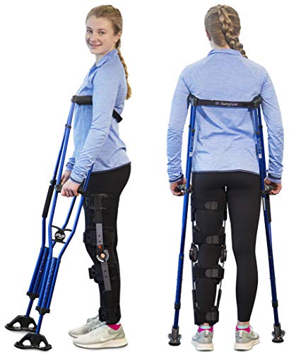 Sport Swings Crutches - Fun, Safest, Lightweight, Comfortable - for Active Lifestyle