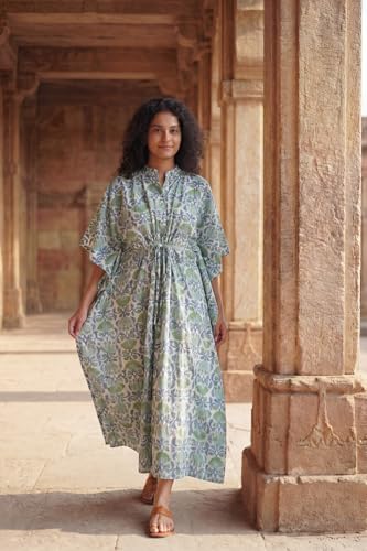Image of Cotton Kaftan Dresses for Women |