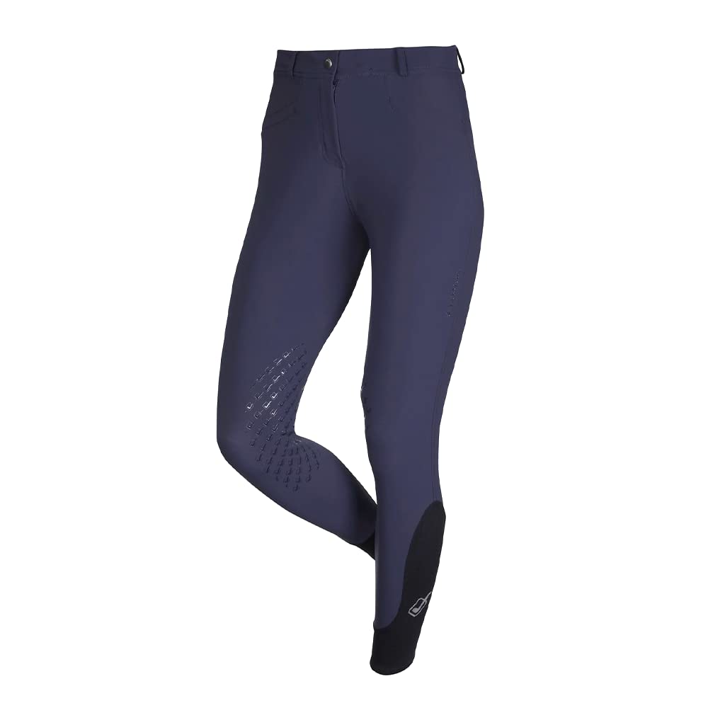 LeMieux Dynamique Full Seat Breeches for Women - Equestrian Pants for Horseback Riding - Ladies’ Jodhpur Riding Pants (Navy/US2)