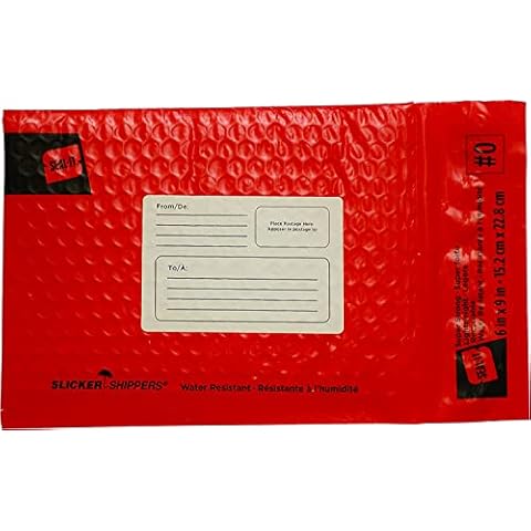 Seal-It Slicker Shipper Plastic Bubble Mailer, 6"x9" (GLD54010) Cover