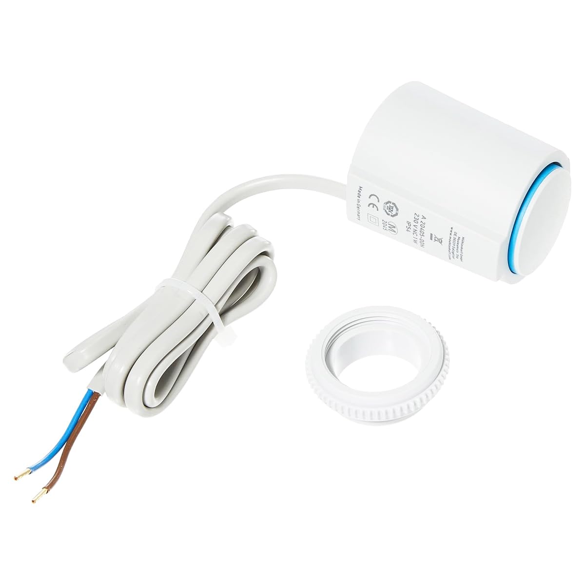 Actuator for Underfloor Heating M30 x 1.5 NC Type VA80 230 V Suitable Compatible with Heimeier/Kermi/Roth/Herb/Thermoval