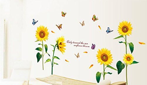 Amazon Ecloud Shop の家の装飾の壁画ビニールウォールステッカーイエローひまわりキッズ保育園ルームの壁アートデカール紙 ウォールステッカー オンライン通販 Amazon Ecloud Shop の家の装飾の壁画ビニールウォールステッカーイエローひまわりキッズ保育園ルームの壁アートデカール紙 ウォールステッカー オンライン通販