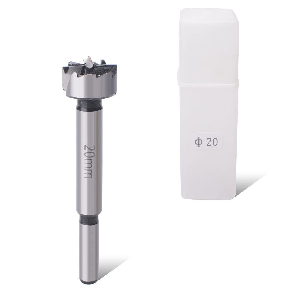 Forstner Bit 20mm Forstner Drill Bit, Multi-Tooth Wood Drill Bit With Round Shank For Drilling In Wood, Plastic, Plywood