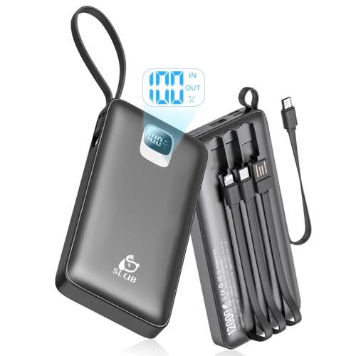 Amazon | モバイルバッテリー 30000mAh 4ケーブル内蔵 3つ入力 パワー