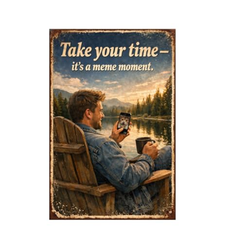 Take Your Time Its a Meme Moment Vintage…