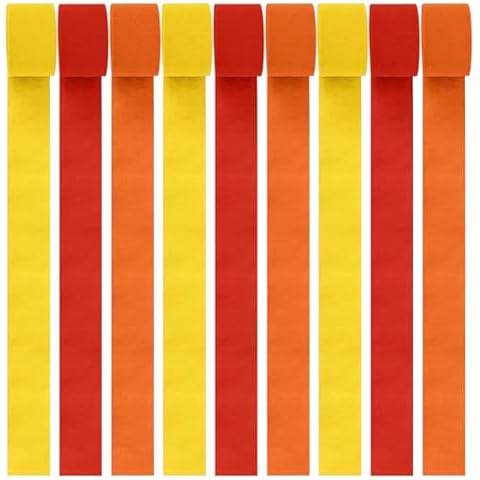 Leikedun Autumn Crepe Paper Streamers Cover
