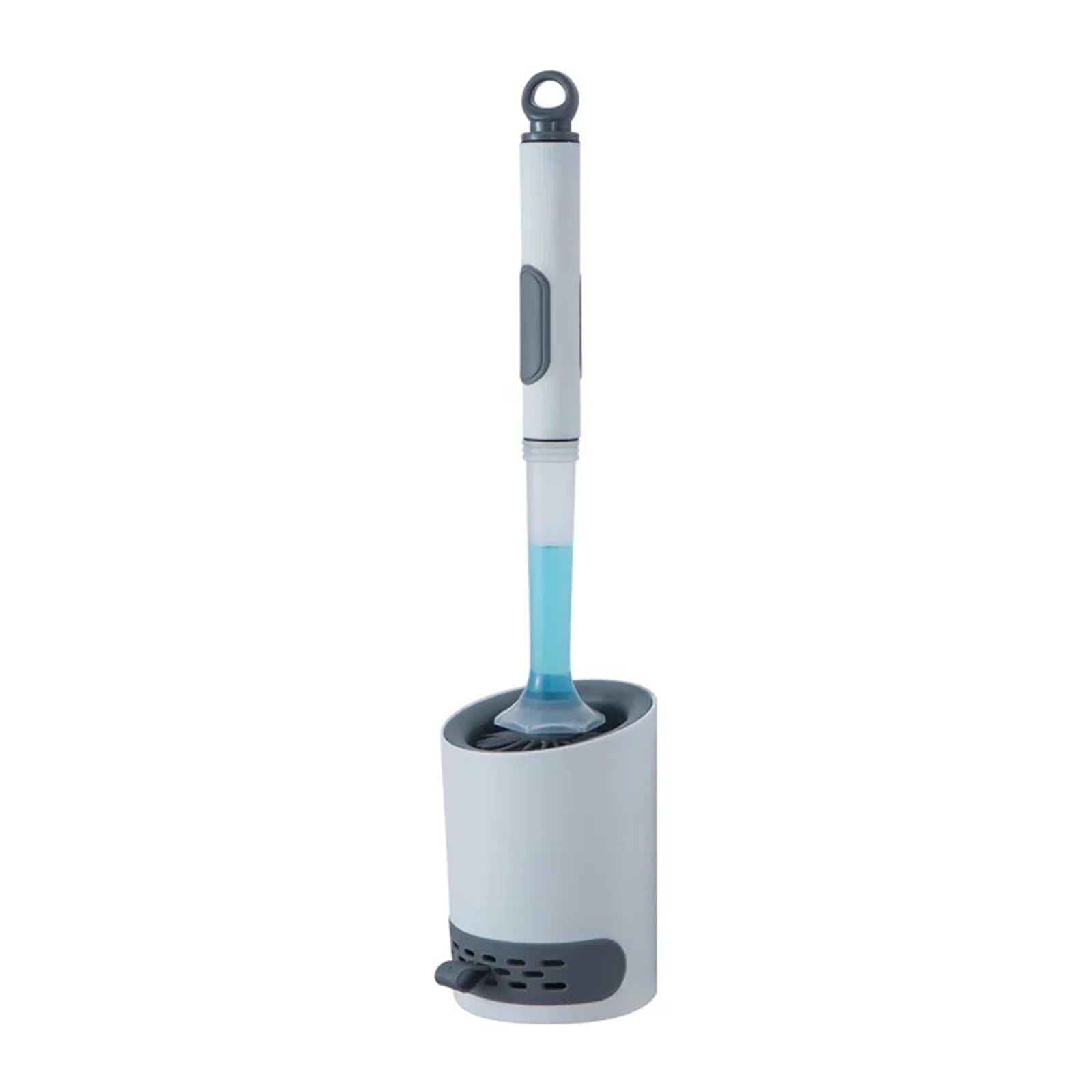 Refillable Silicone Toilet Brush With Wall-Mounted Holder(Type B)