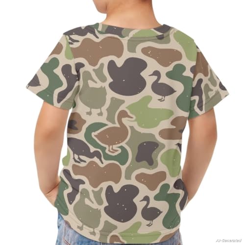 Image of Renewold Kids Novelty T-Shirt for Girls Boys Short Sleeve Crewneck Summer Tee Soft Breathable Graphic Shirt for Age 2-16