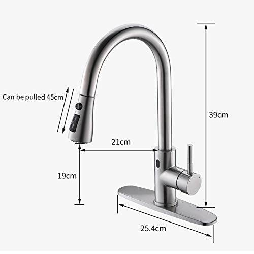 Robinet cuisine commande tactile mitigeur capteur intelligent - 8
