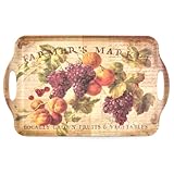 Pimpernel Abundant Fall Large Melamine Handled Tray 18.9