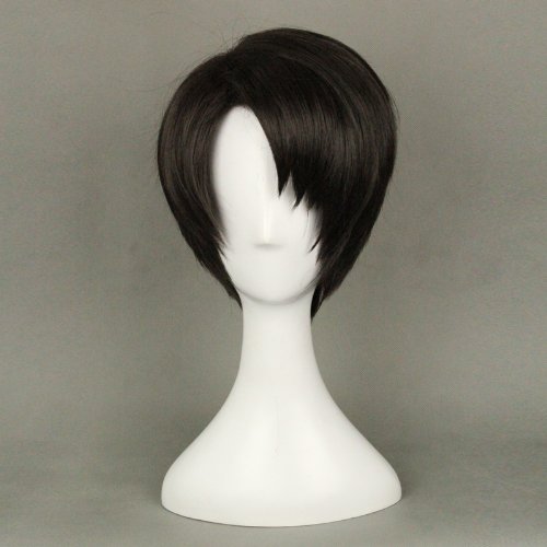Attack on Titan Cosplay Wig (Black - Levi)