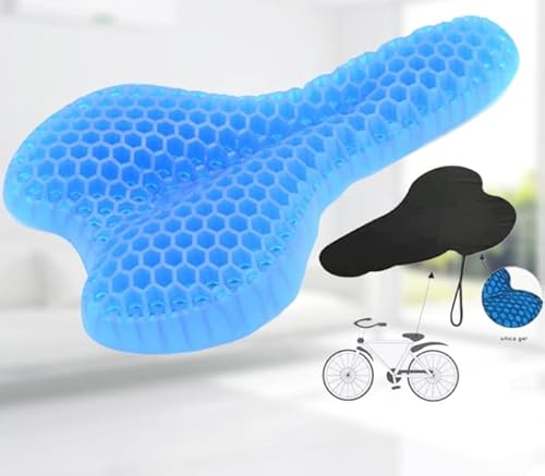 Capa Almofada Em Gel De Silicone Flexivel Confortavel Para Bicicleta Amortecimento Anti Impacto Egg