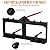 49" Hay Spear Attachment, Bale Spears 3000lbs Loading Capacity, Quick Attach for Bobcat Tractors & Skid Steer Loader with 1pc 49" Red Hay Spear & 2pcs 17" Black Stabilizer Spears Spike Fork Tine
