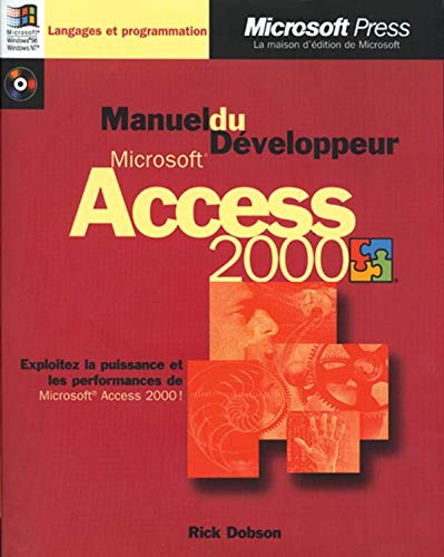Manuel du Développeur Microsoft Access 2000 (avec CD-Rom)