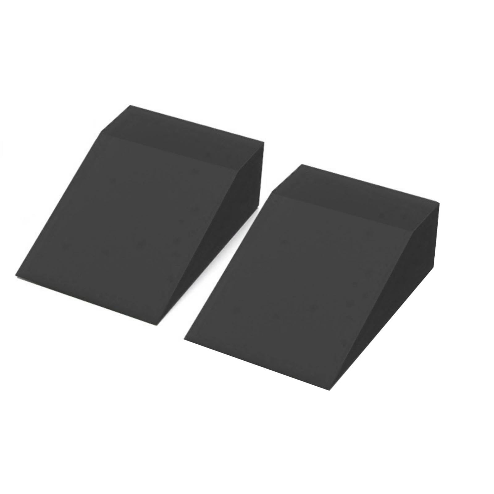 Flexibility Exercise Incline Wedge Squat Wedge Block Supportive Soft Slant Board for Yogis, Athletes, Home Gym Trapezoid Blk-image-29